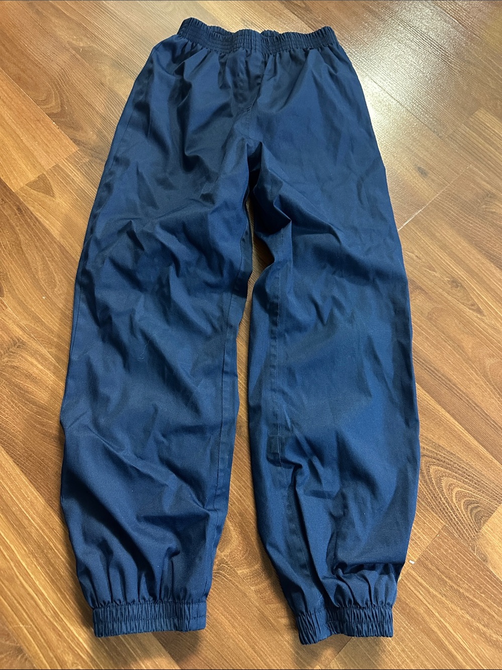 Kids Rain Navy Elastic-Waist Pants